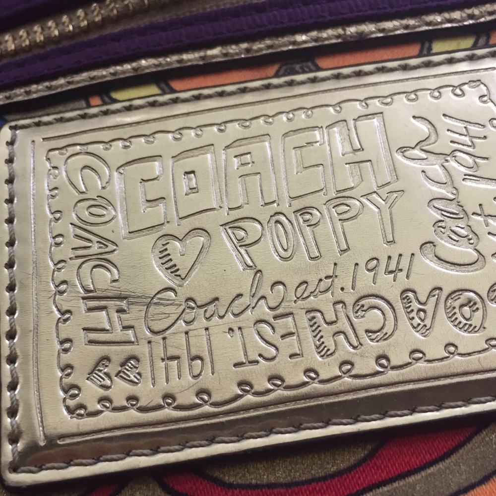 Coach Poppy Purse - Picture 6 of 6